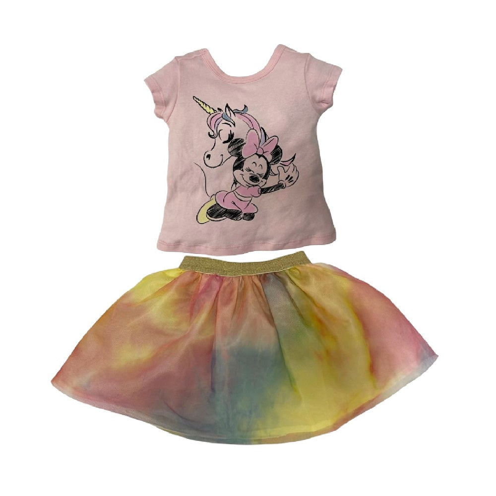 Kit 2 Conjuntos Falda tutu Disney Minnie Mouse