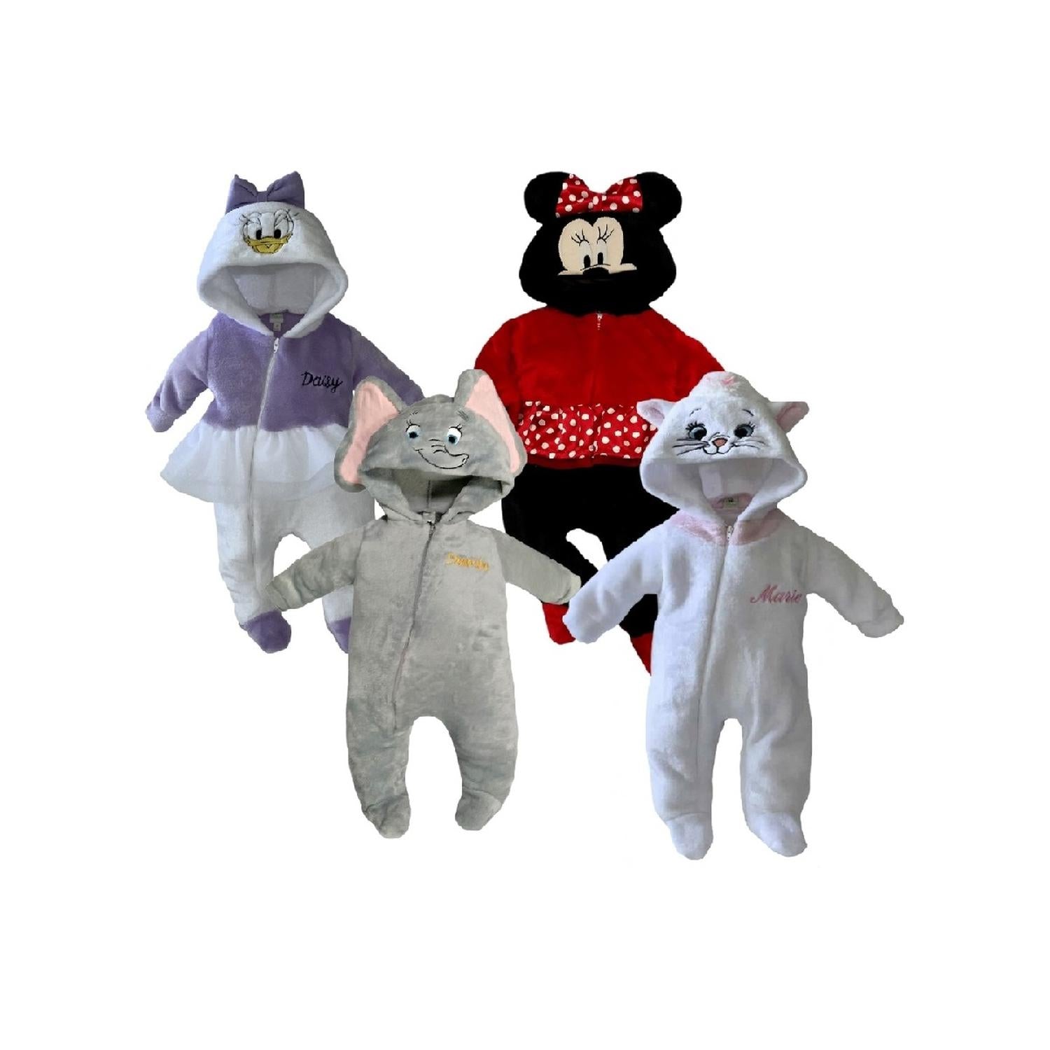 Mamelucos Disney Walmart Mameluco Para Niño Con Gorro Bordado