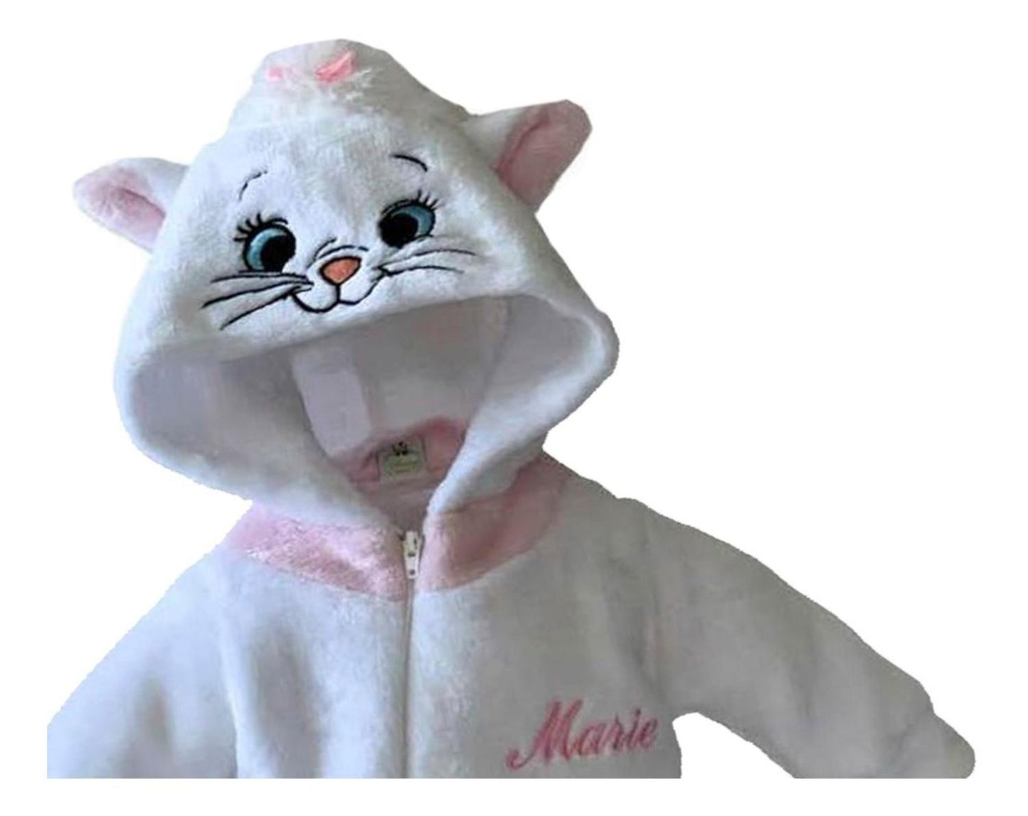 Mameluco Con Gorro Bordado Disney Marie