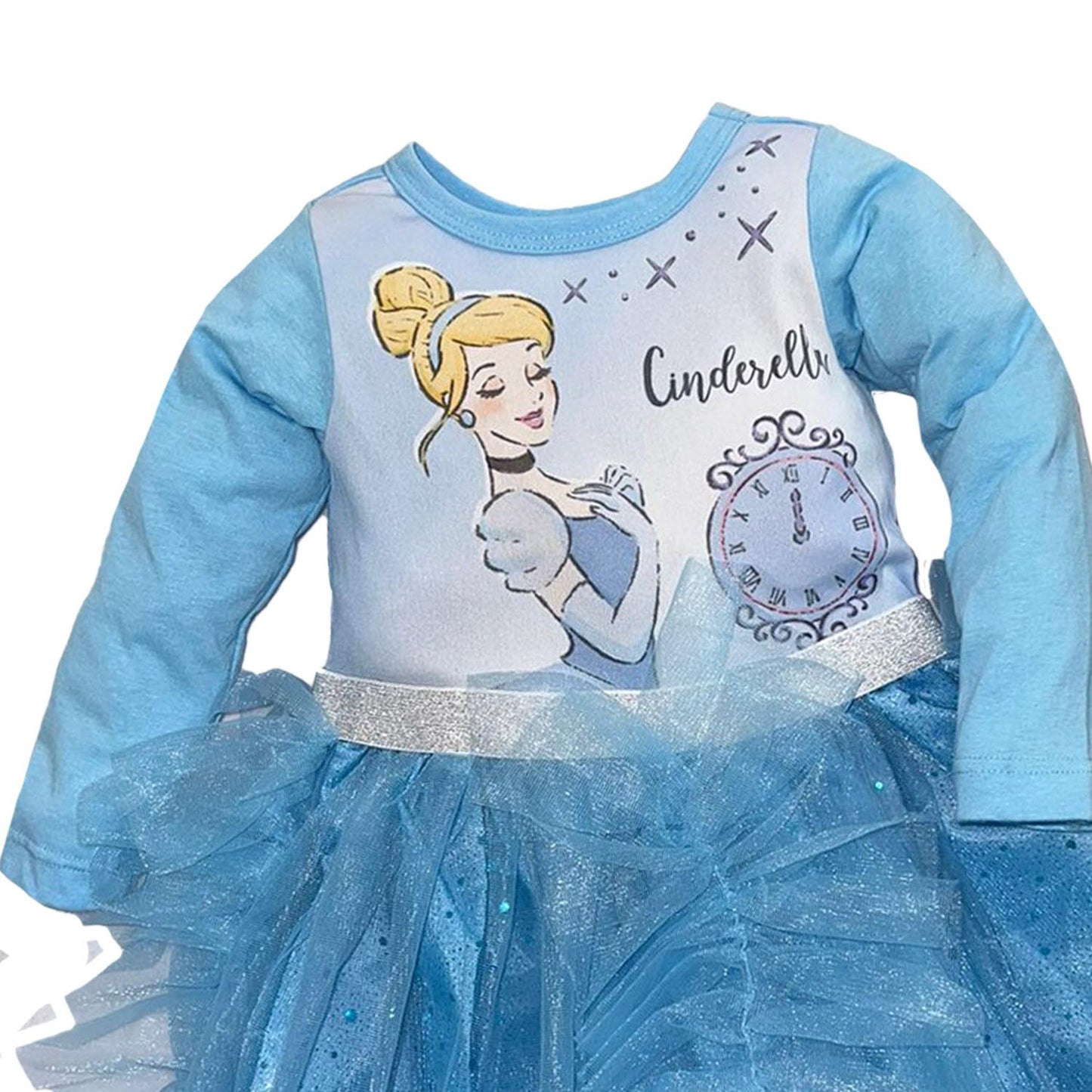 Vestido manga larga con sublimando enfrente Disney Cenicienta