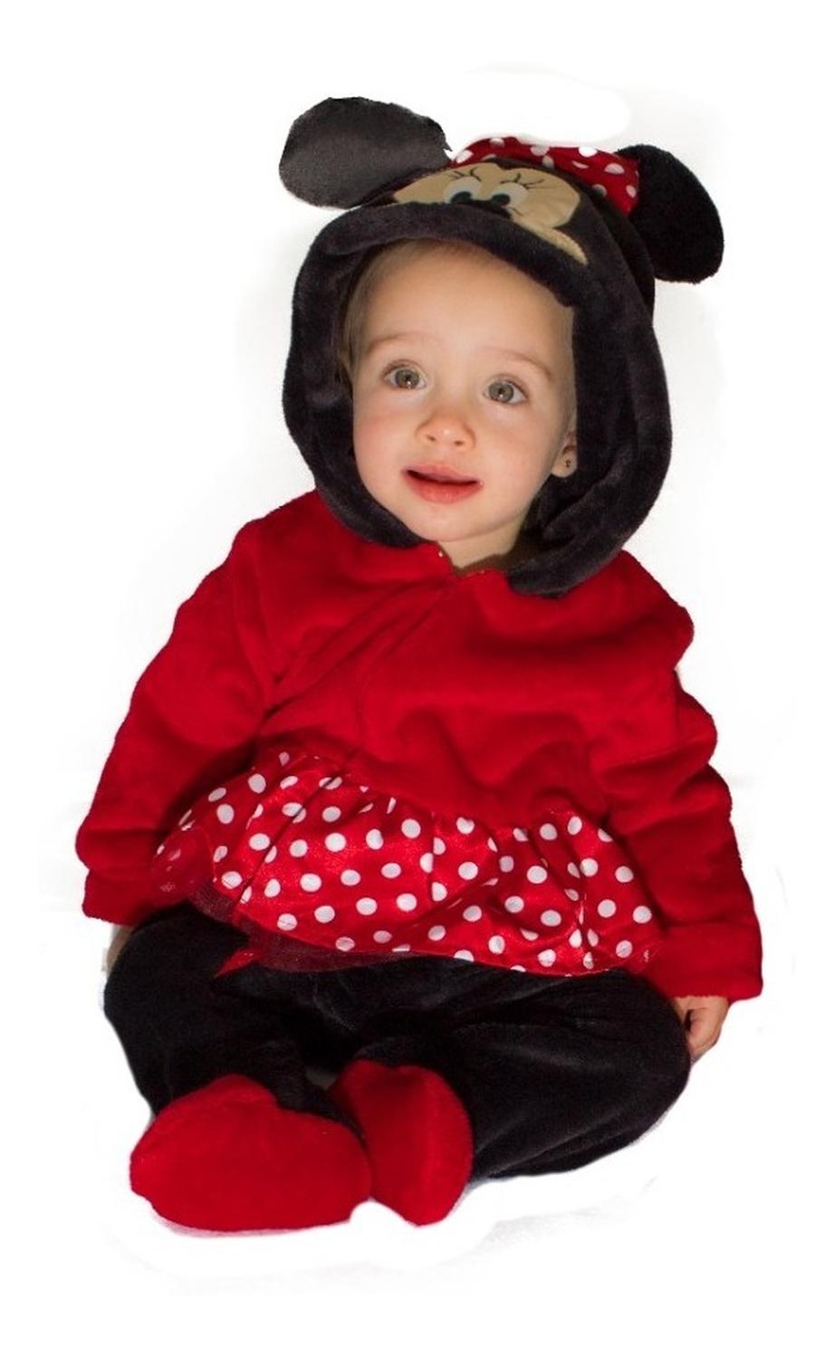 Kit 3 Mamelucos Disney para Bebé con Gorro Bordado Minnie Carita, Boo, Angel (Novia Stitch)