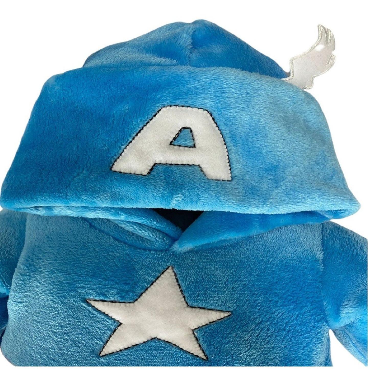 Mameluco Marvel para Bebé con Gorro Bordado Capitán América