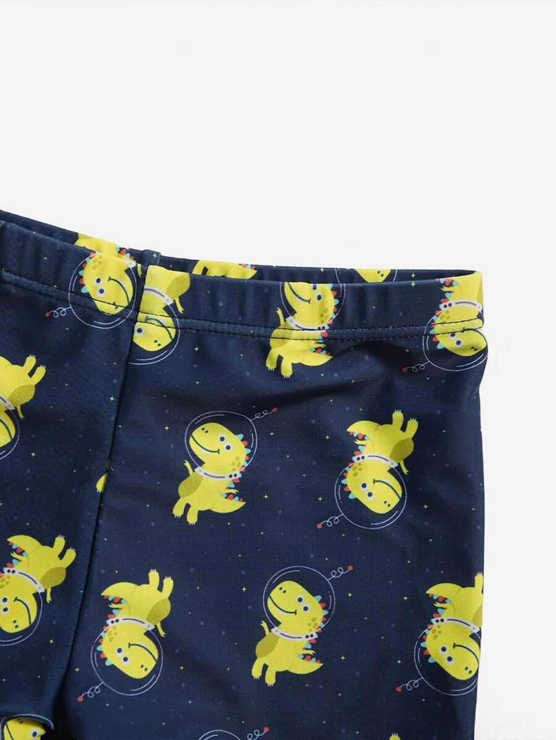 Conjunto 2 Piezas Playera Y Traje De Baño Dinosaurio