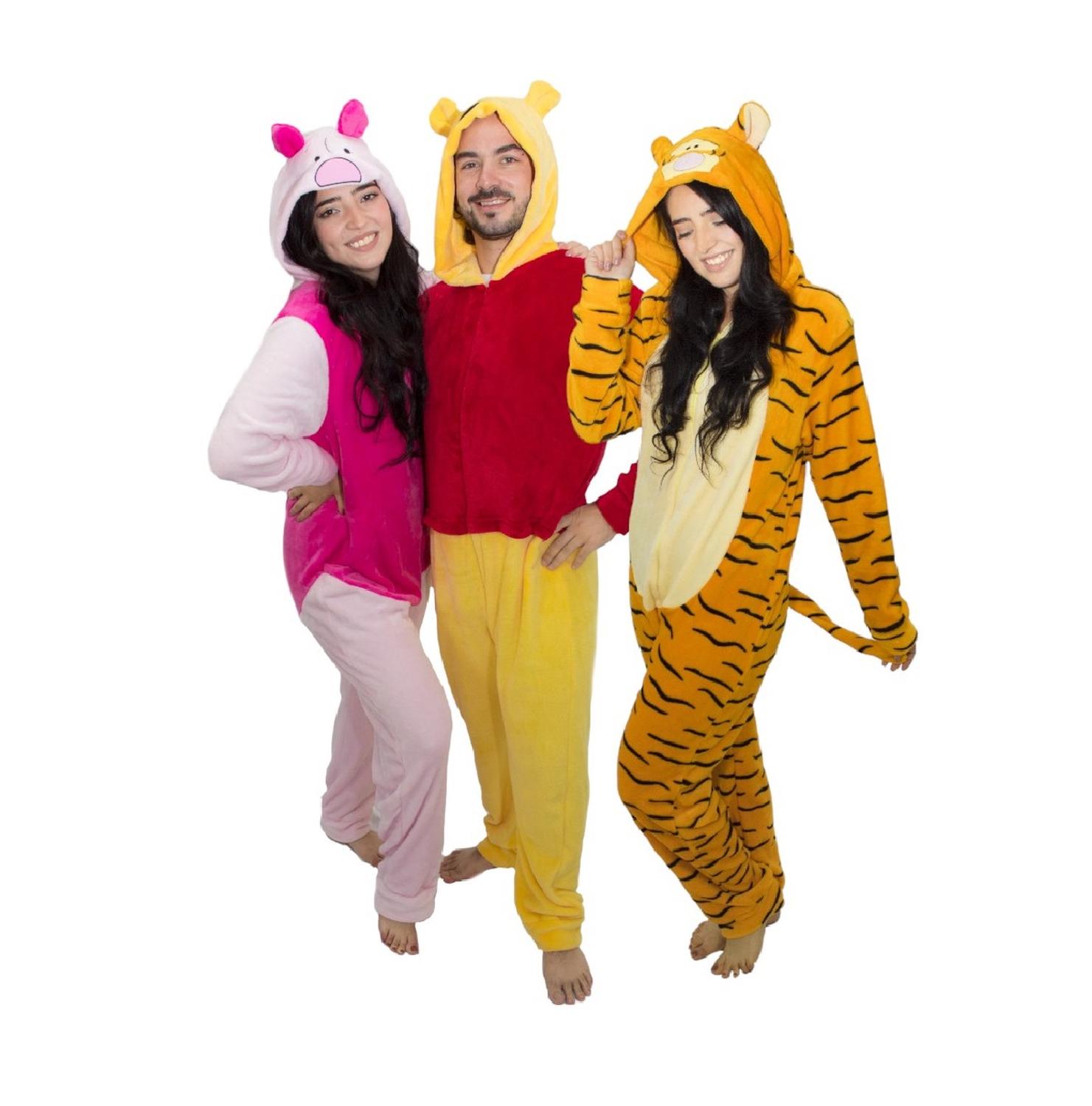 Disfraz Pijama De Tigger Adulto Mameluco Adulto Mameluco Adulto
