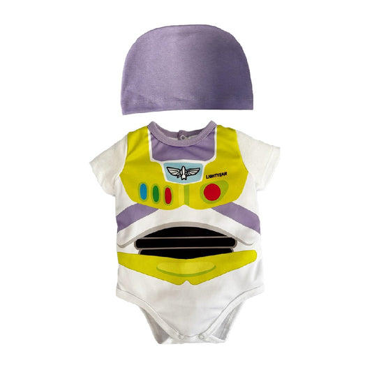 Pañalero Algodon Disney para Bebé Estampado con Gorro Buzz Lightyear