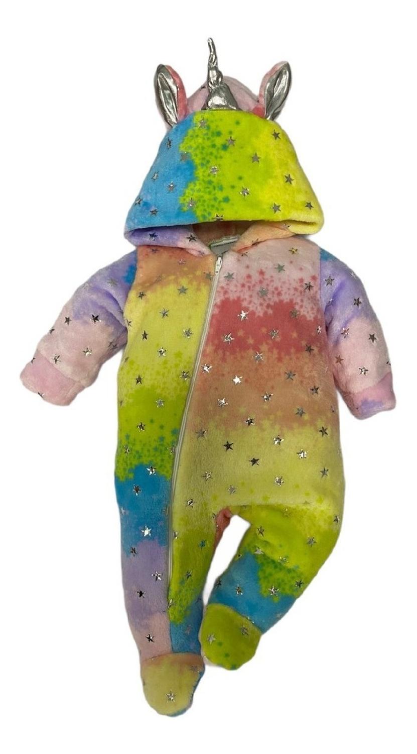 Mameluco Con Gorro Bordado Y Peluche Incluido