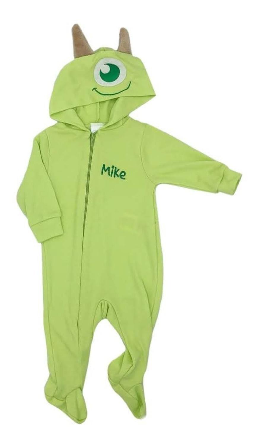 Kit 3 Mamelucos Algodon Disney para Bebé con Gorro Bordado Mickey, Tigger, Mike