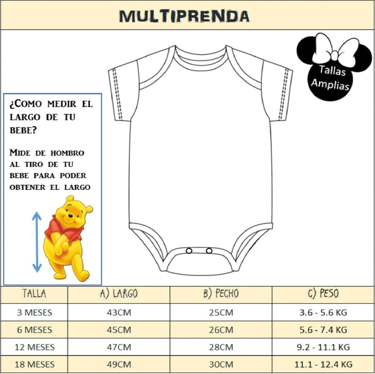 Pañalero Algodón Disney para Bebé Bordado Mickey Mouse