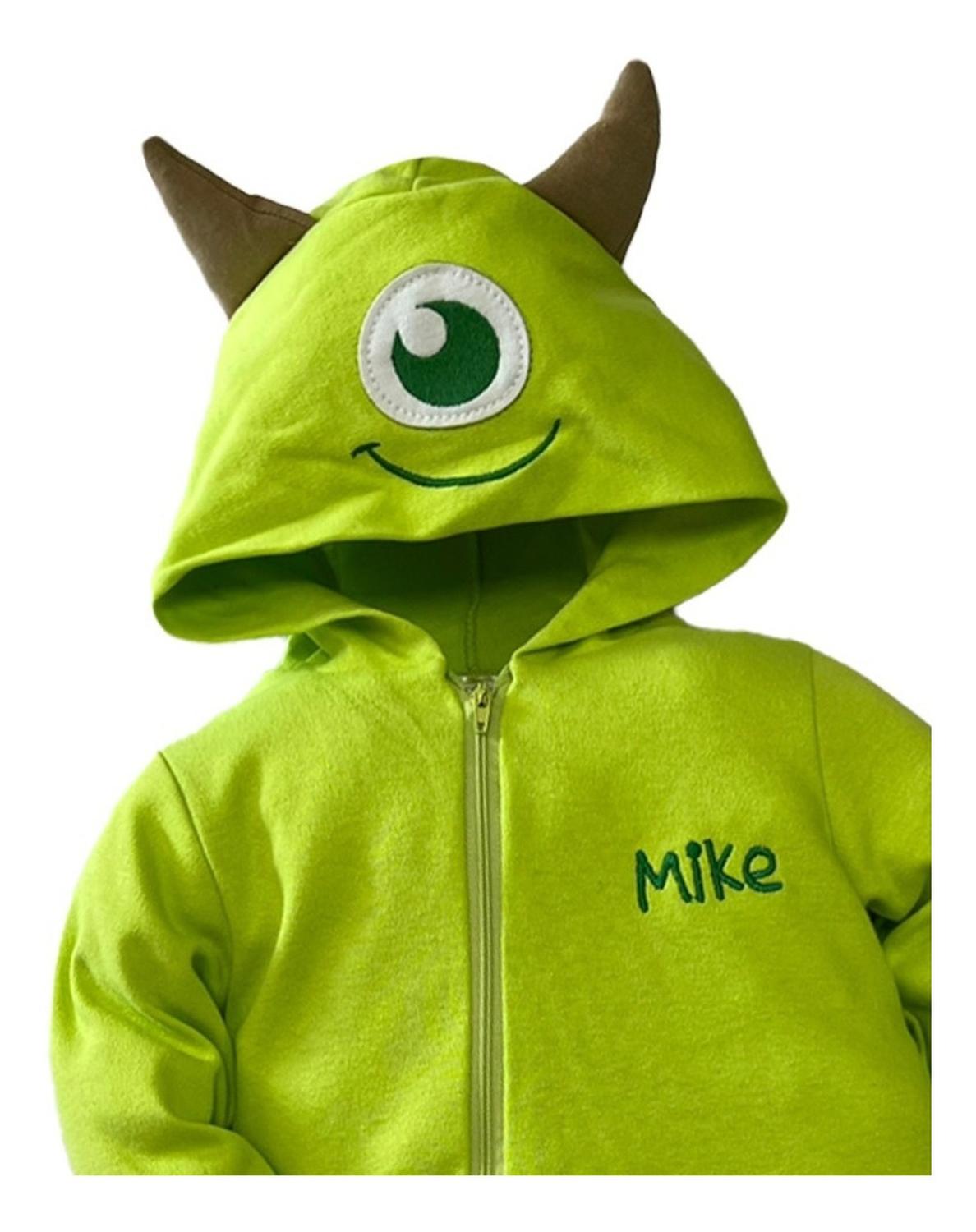 Mameluco Algodón Con Gorro Bordado Disney Mike
