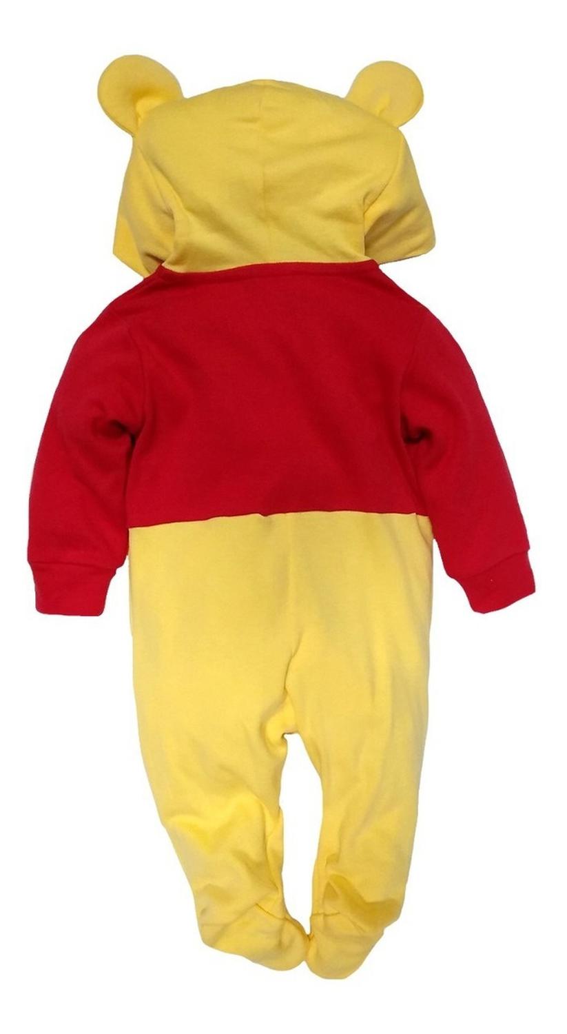 Mameluco Algodon Disney para Bebé con Gorro Bordado Winnie Pooh Premium