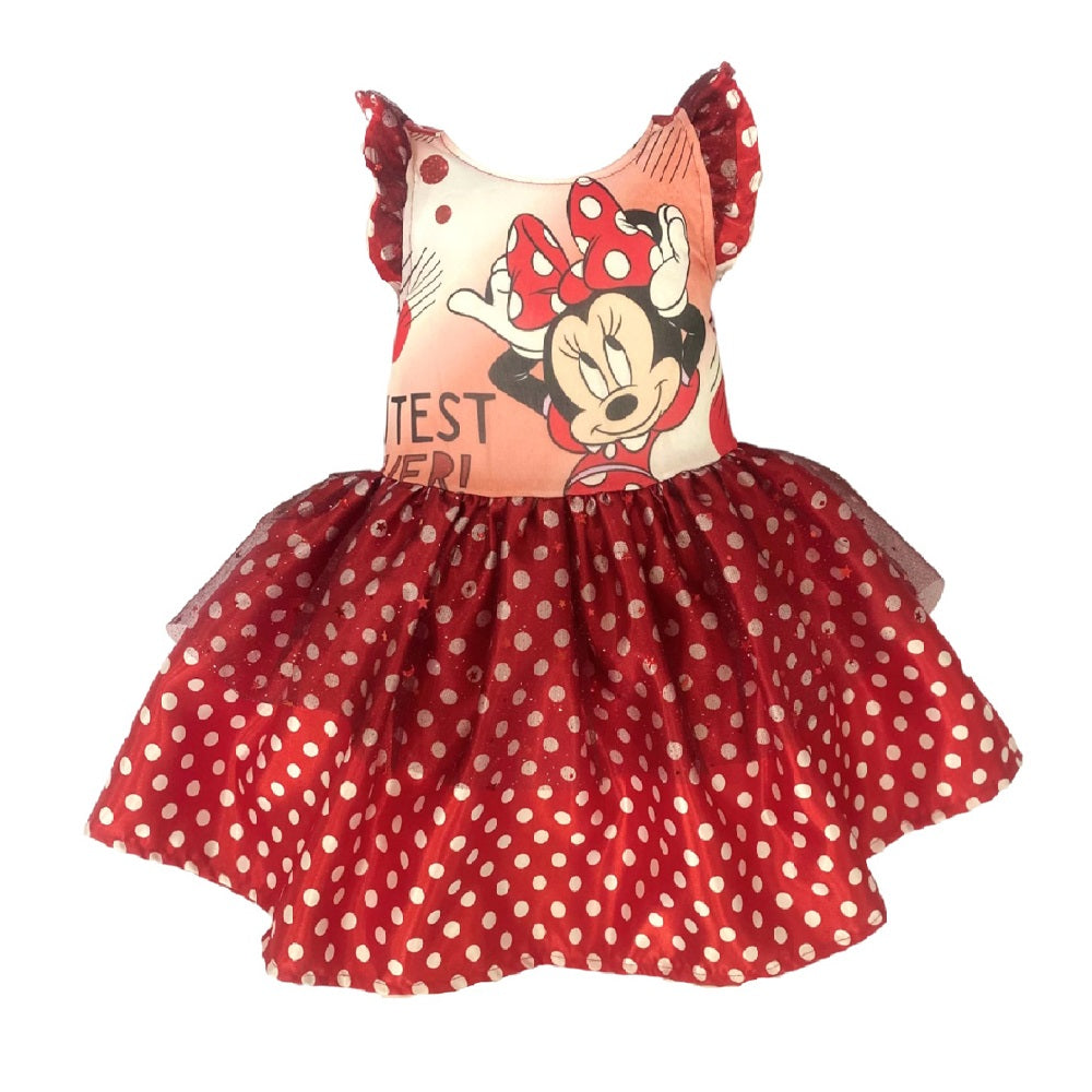 Kit 5 Piezas Minnie (1 mameluco, 1 playera, 1 conjunto y 2 vestidos)