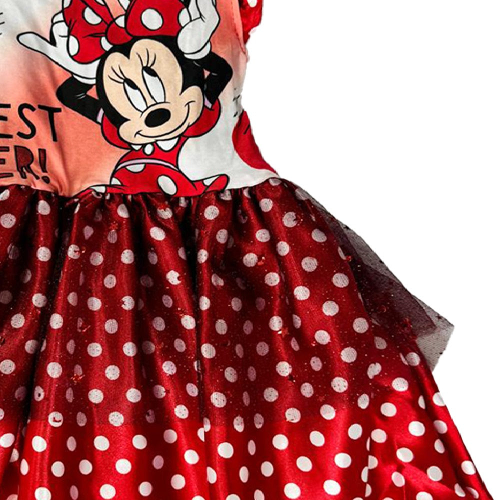 Vestido Disney Estampado Minnie Cutest Ever!