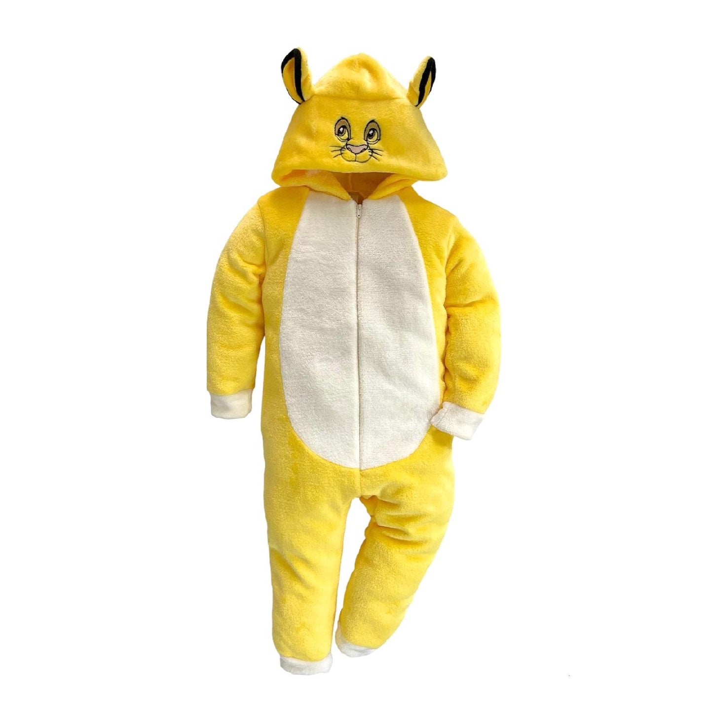 Kit 3 Mamelucos Disney para Niño con Gorro Bordado Simba, Timon, Pumba