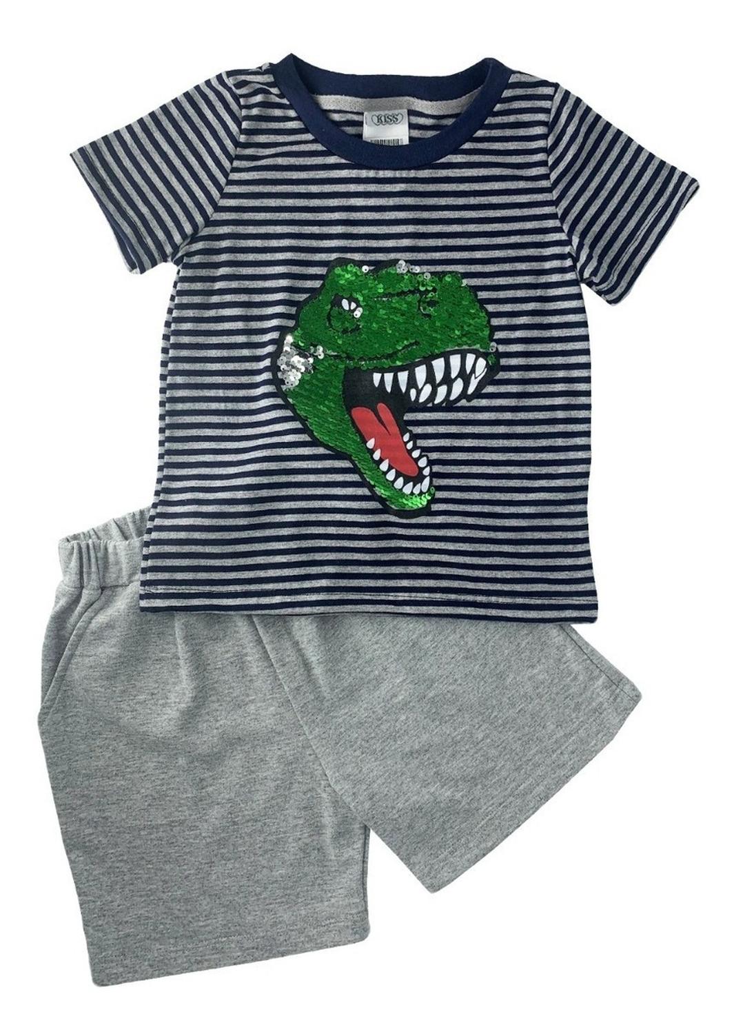 Kit 3 Conjuntos Algodón Kiss para Niño Aplicación