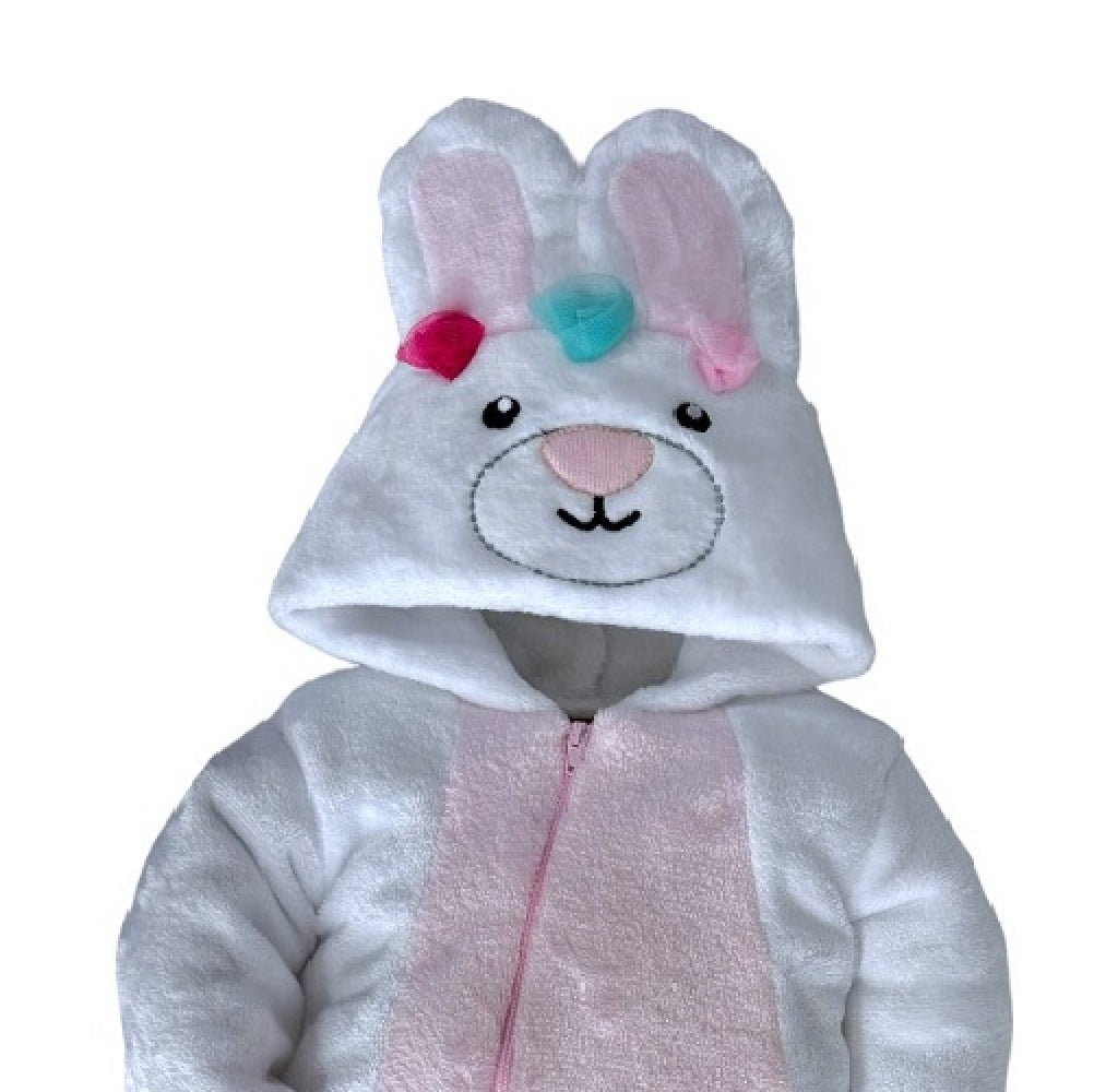 Mameluco Con Gorro Bordado Coneja