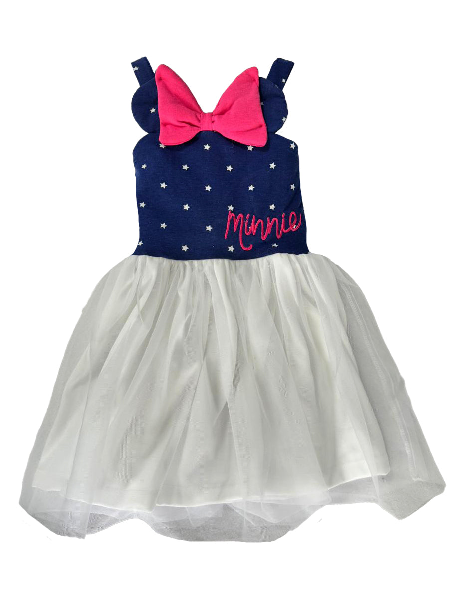 Kit 5 Piezas Minnie (1 mameluco, 1 playera, 1 conjunto y 2 vestidos)