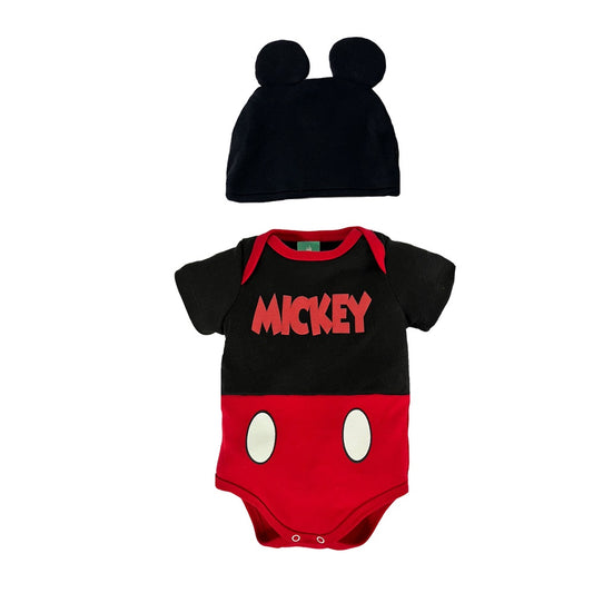 Pañalero Algodón Disney para Bebé con Gorro Bordado Mickey