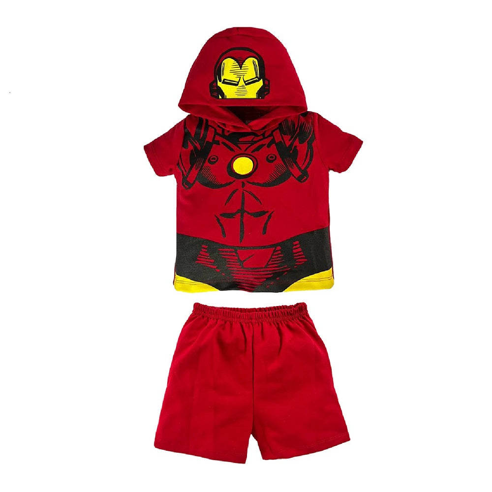 Kit 3 Piezas Iron Man (2 conjuntos y 1 mameluco)