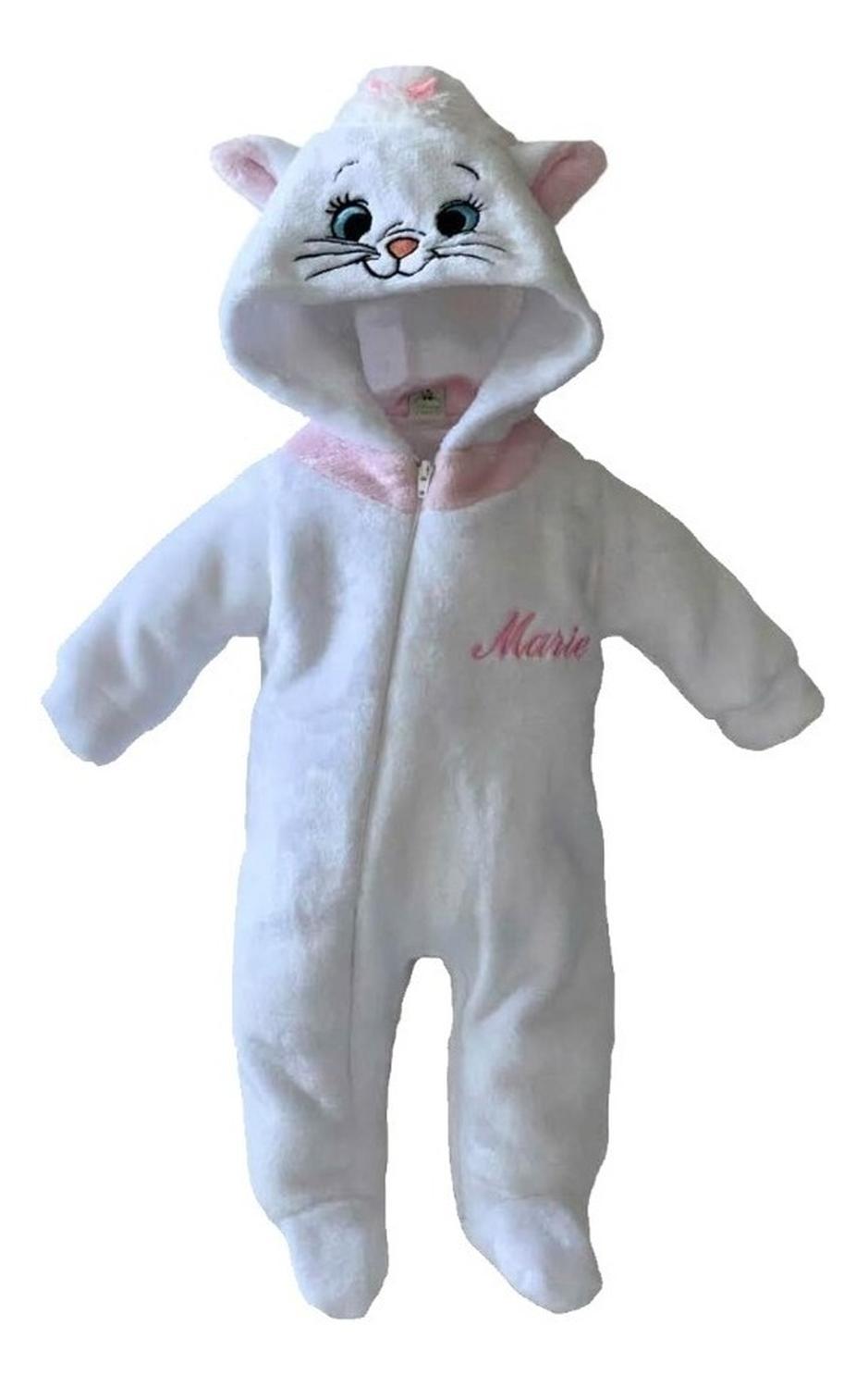 Kit 3 Mamelucos Disney para Bebé con Gorro Bordado Boo, Marie, Minnie