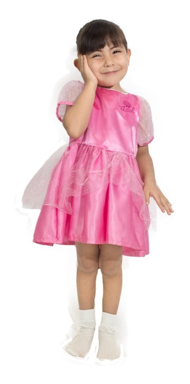 Kit 3 Vestidos Disney para Niña Princesas Cenicienta, Ariel, Bella