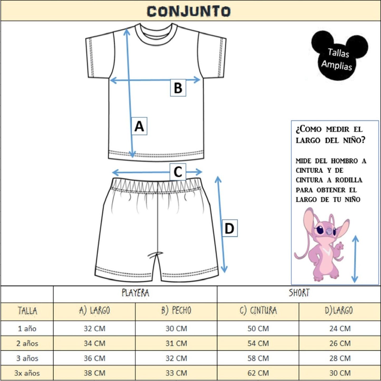Playera Algodon Disney para Niña Bordada Daisy