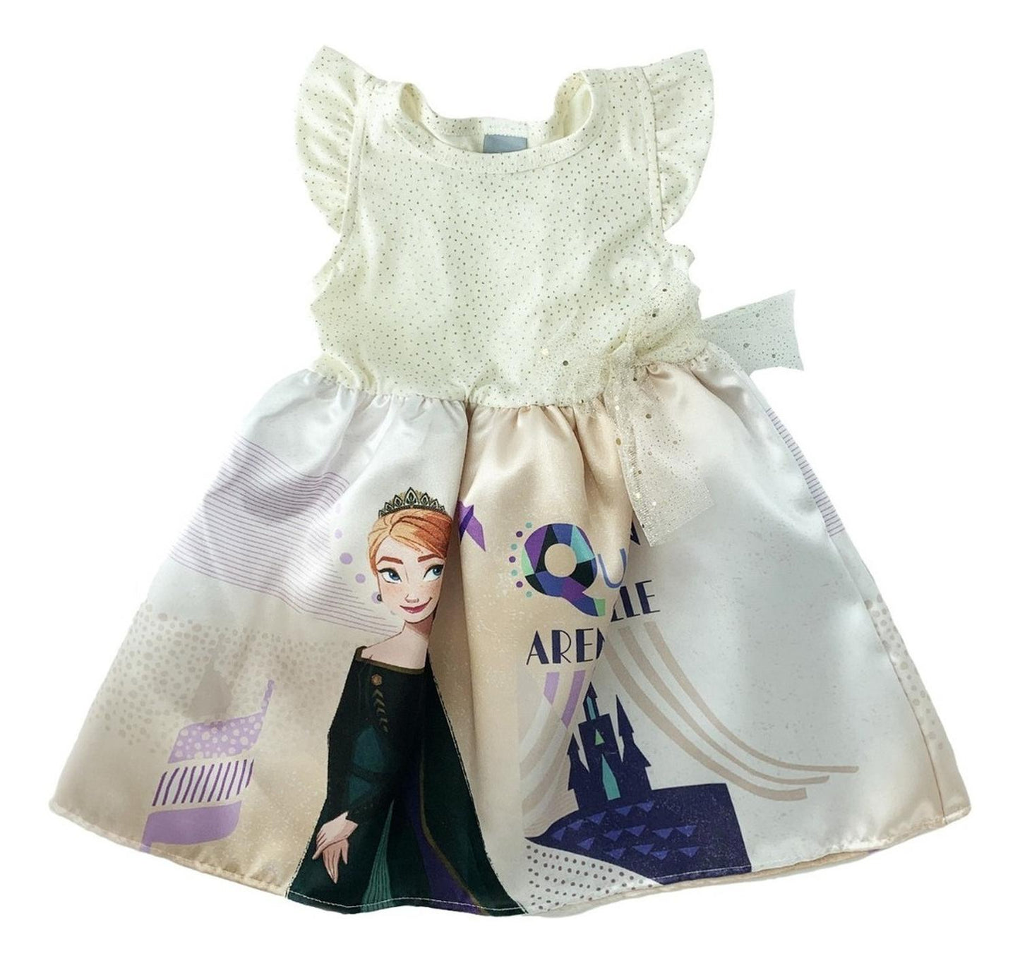 Kit 2 Vestidos Disney para Niña Glitter Sublimado Frozen 2