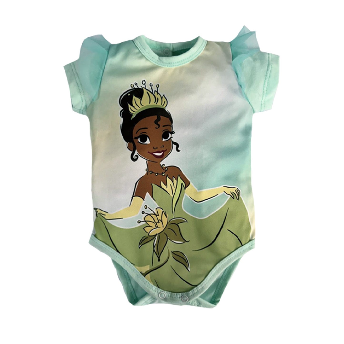 Pañalero estampado y leggings con tutu Disney Princess Tiana