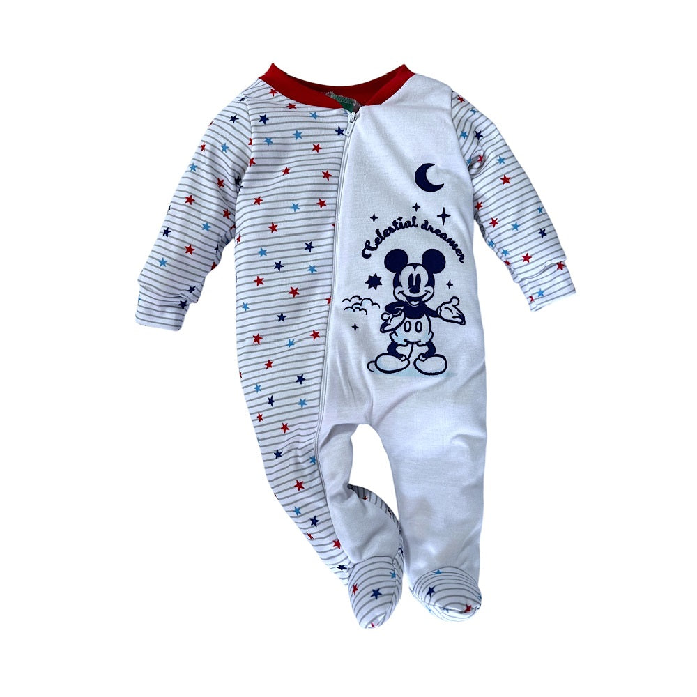 Mameluco Algodón Disney para Bebé Mickey Mouse Star