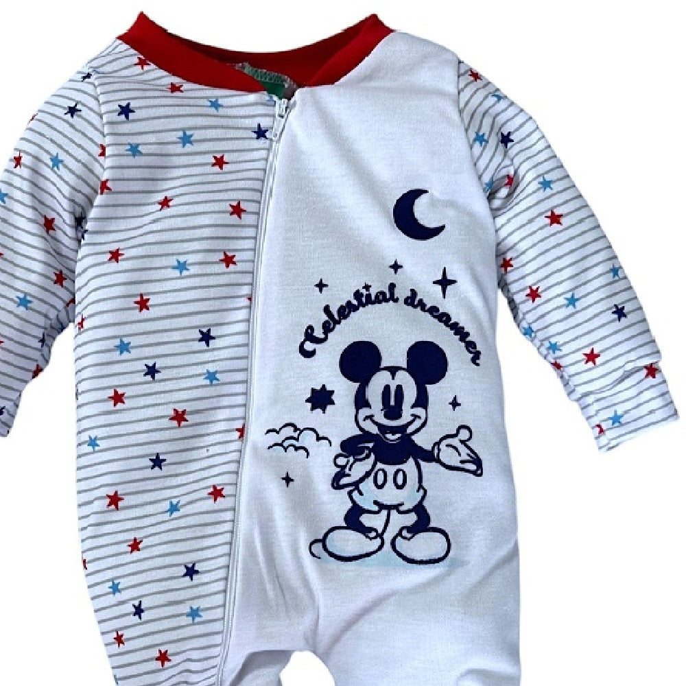 Mameluco Algodón Disney para Bebé Mickey Mouse Star