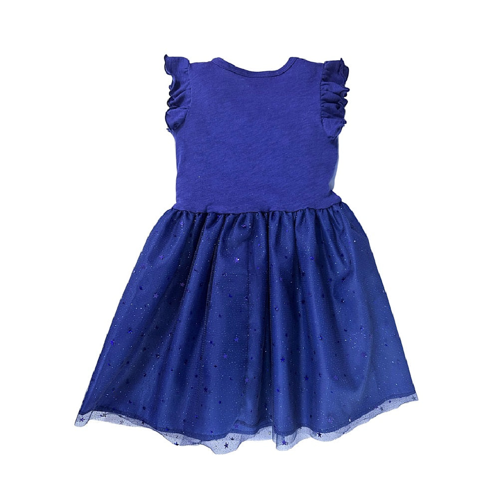 Vestido sublimado tul con glitter Disney Frozen