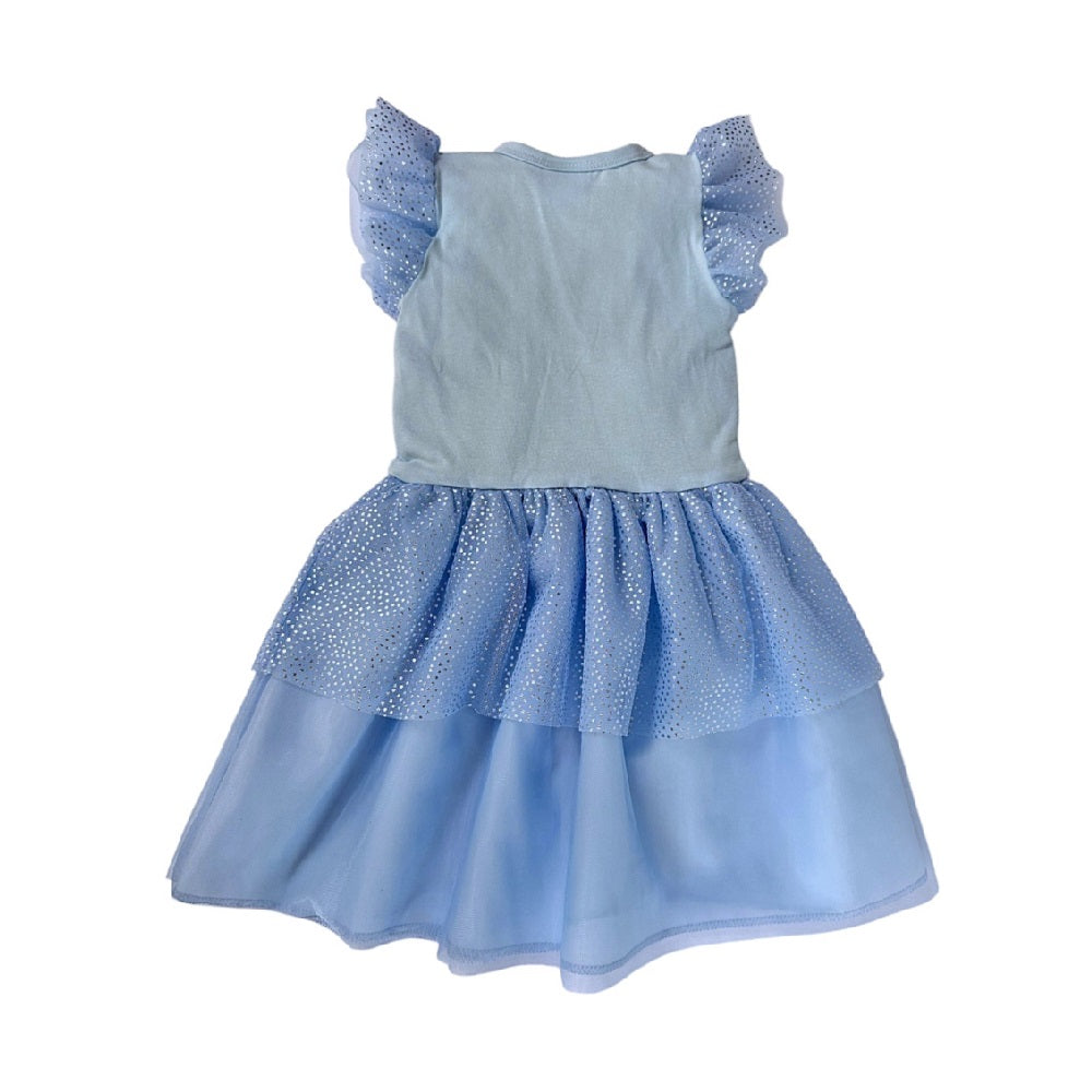 Vestido sublimado tul con glitter Disney Elsa Believe