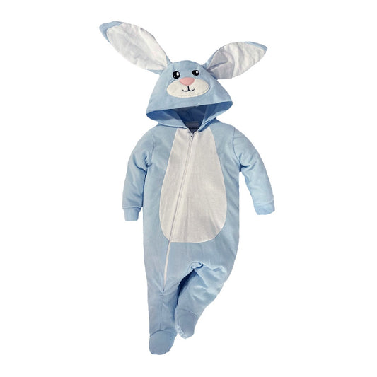 Mameluco Algodón Kiss para Bebé con Gorro Bordado Conejo