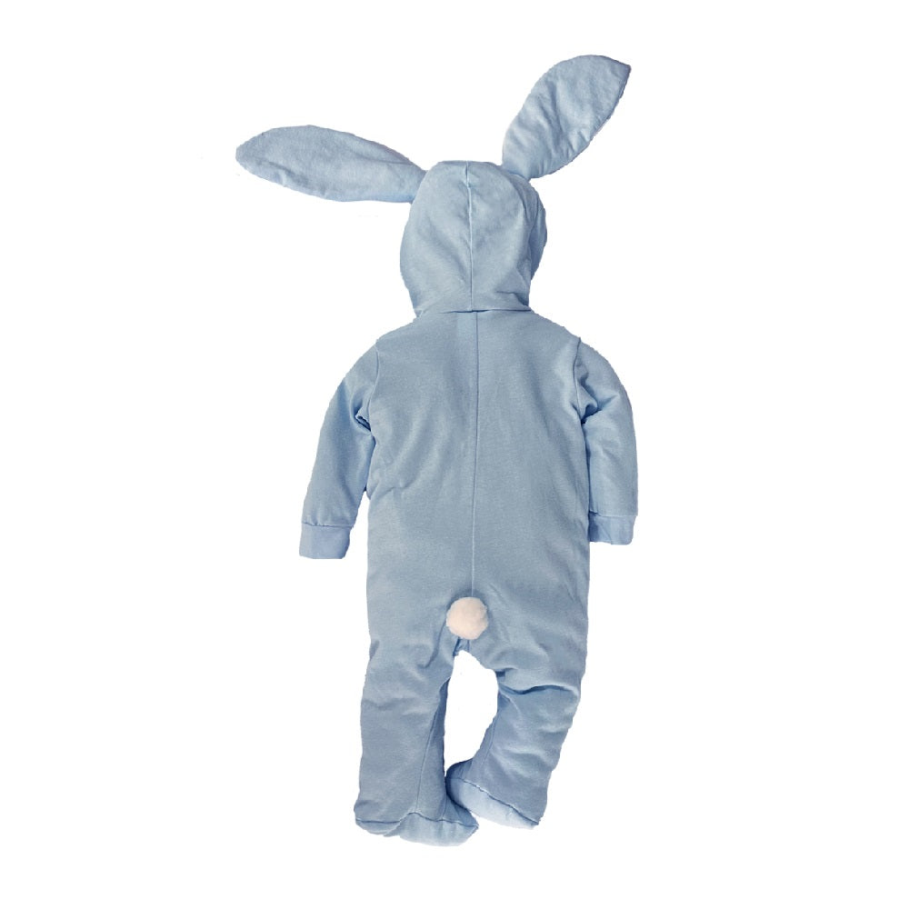 Mameluco Algodón Kiss para Bebé con Gorro Bordado Conejo