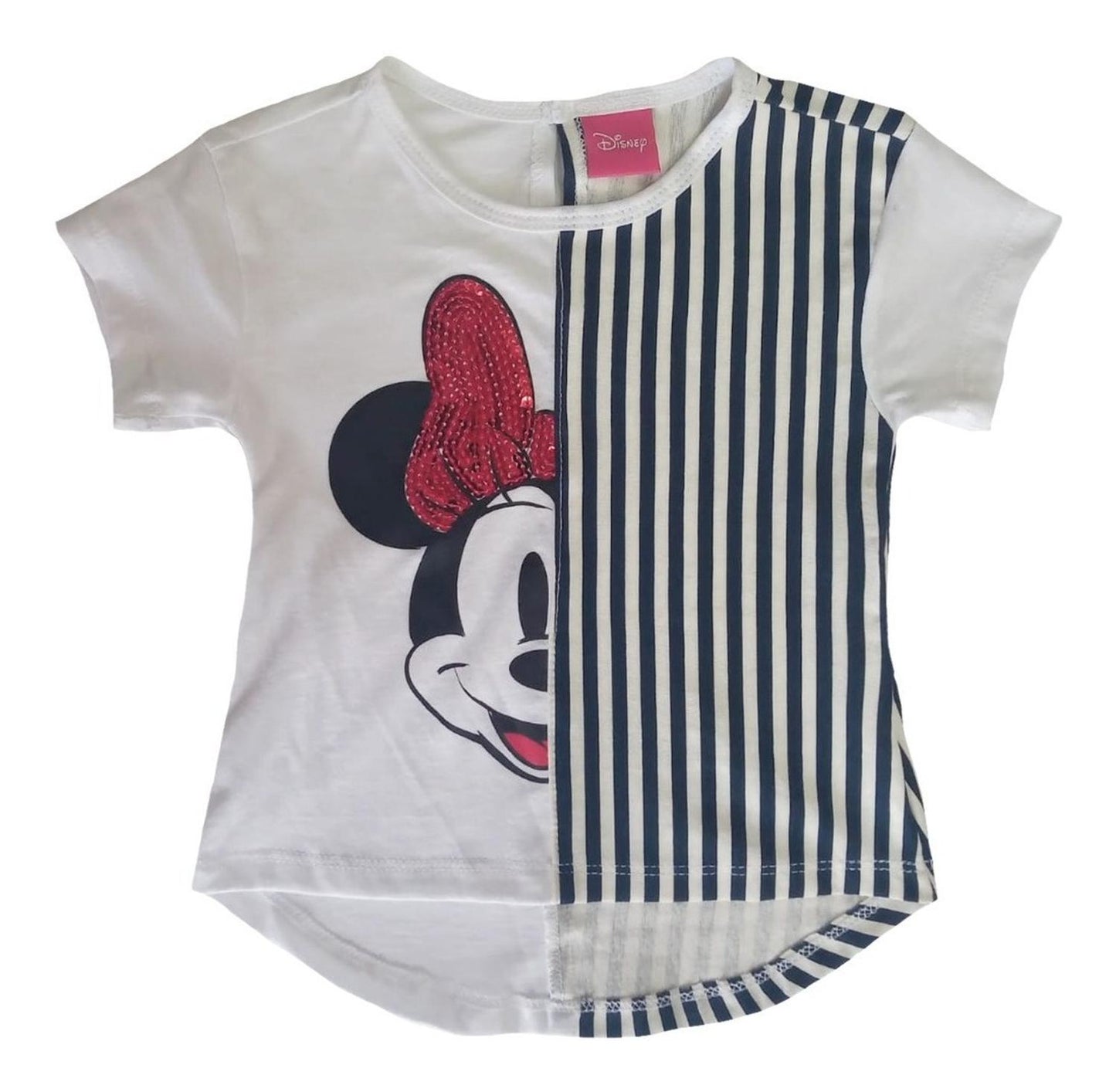 Kit 2 Playeras Minnie Y Daysi Bordadas Con Lentejuela