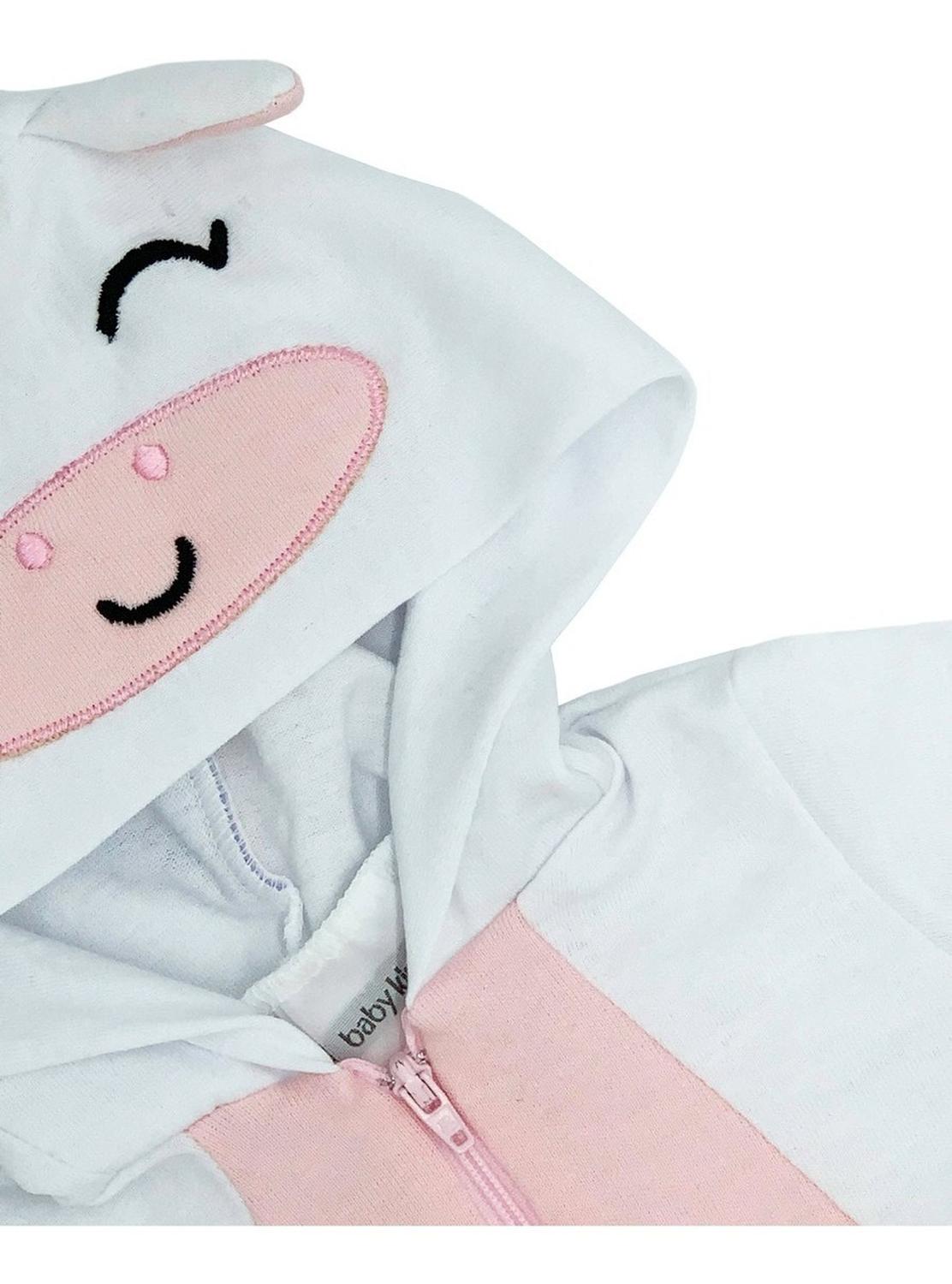 Pañalero Algodón Kiss para Bebé con Gorro Bordado Unicornio