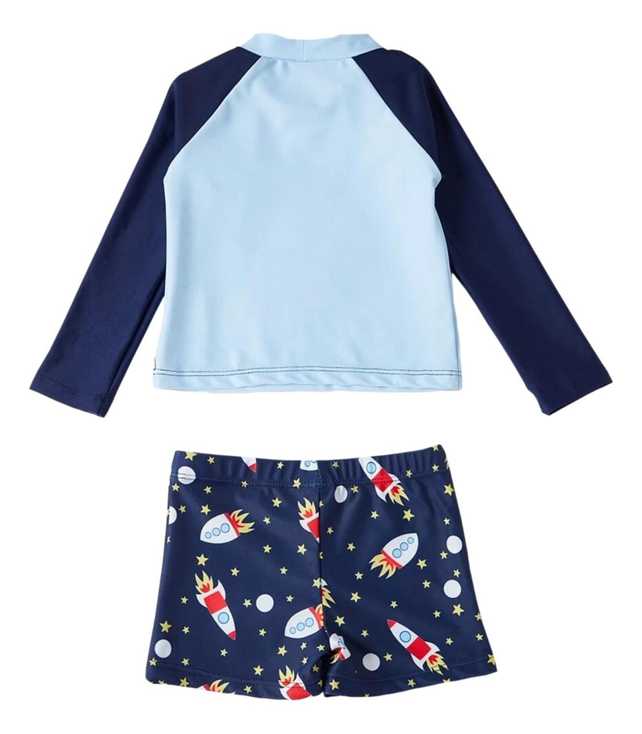 Conjunto 2 Piezas Playera Y Traje De Baño Jirafa