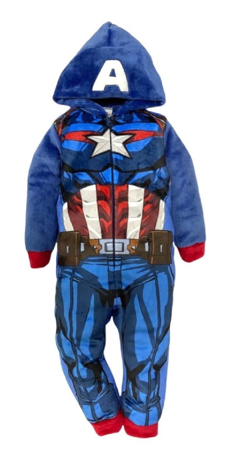 Mameluco Marvel para Niño con Gorro Bordado Capitán América