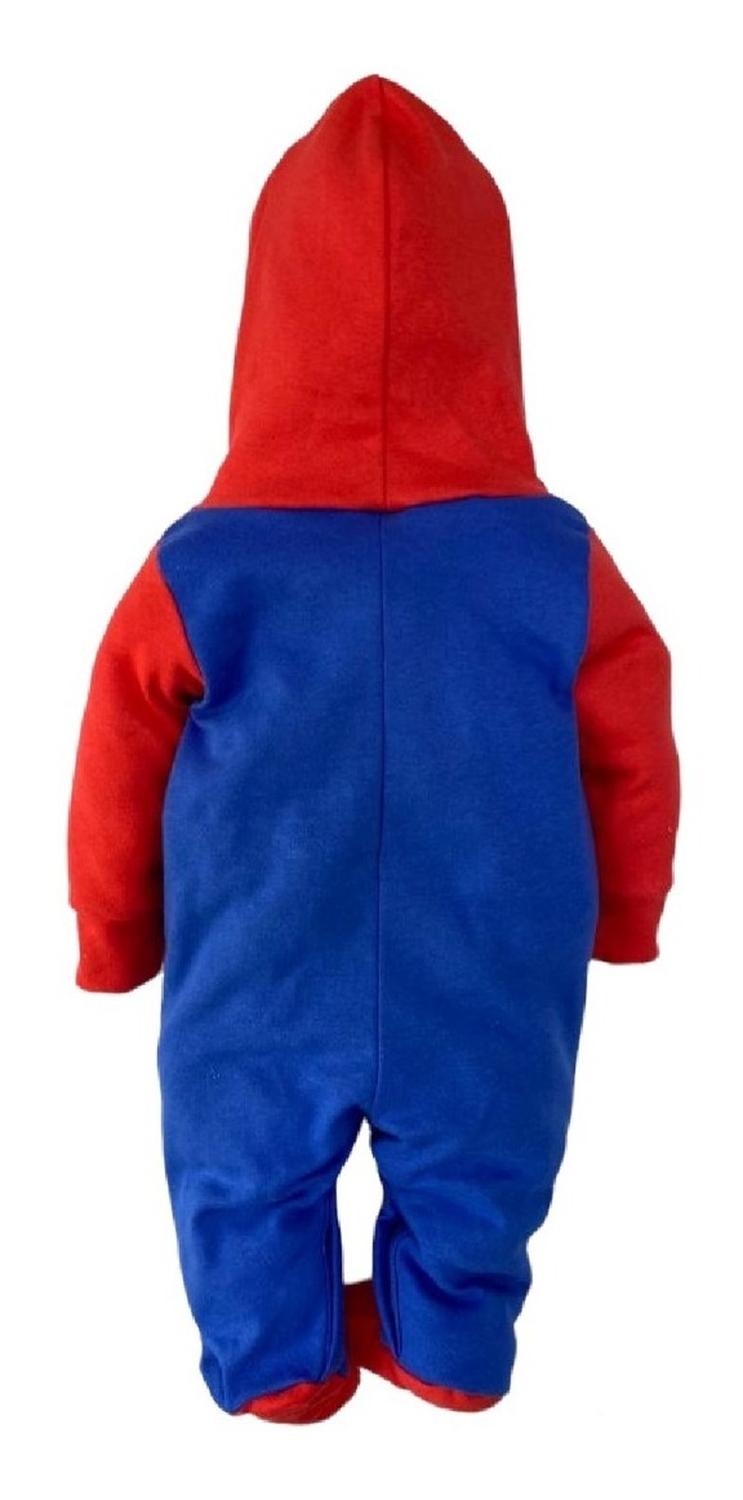 Mameluco Algodon Con Gorro Marvel Spiderman