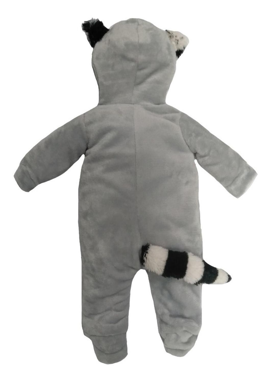 Mameluco Kiss para Bebé con Gorro Bordado Mapache