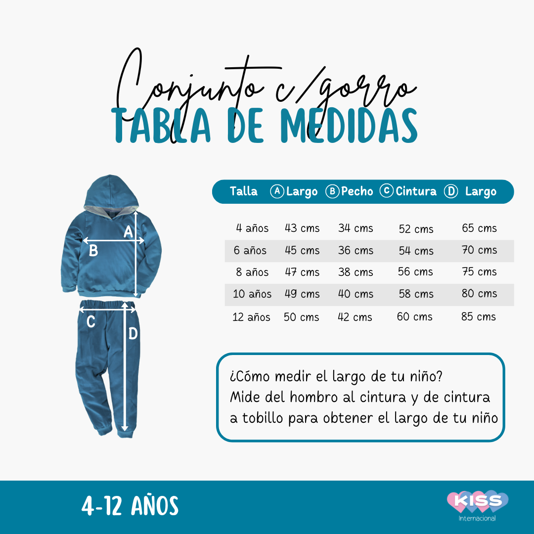 Conjunto Pants Disfraz Kiss Internacional Capibara 4 a 10 años