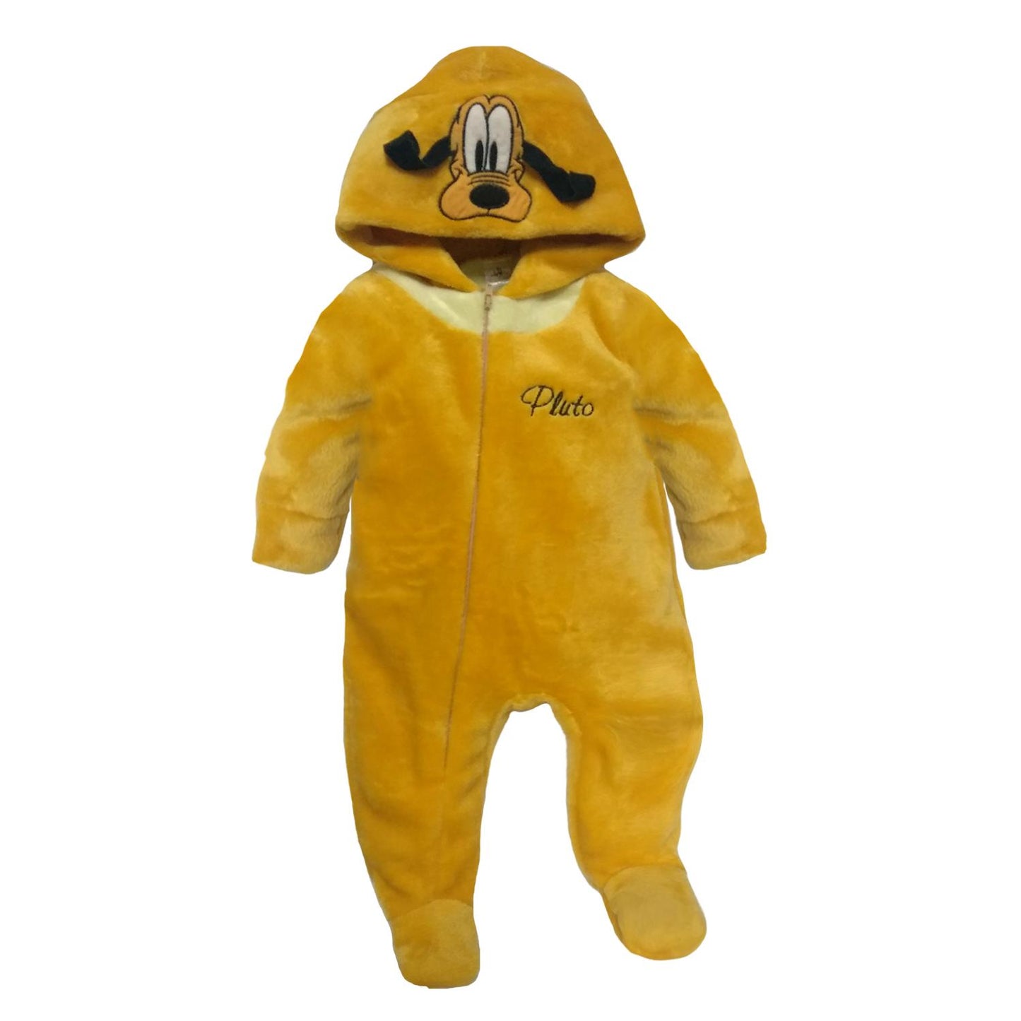 Kit 4 Mamelucos Disney para Bebé con Gorro Bordado Mickey, Donald, Pluto, Goofy