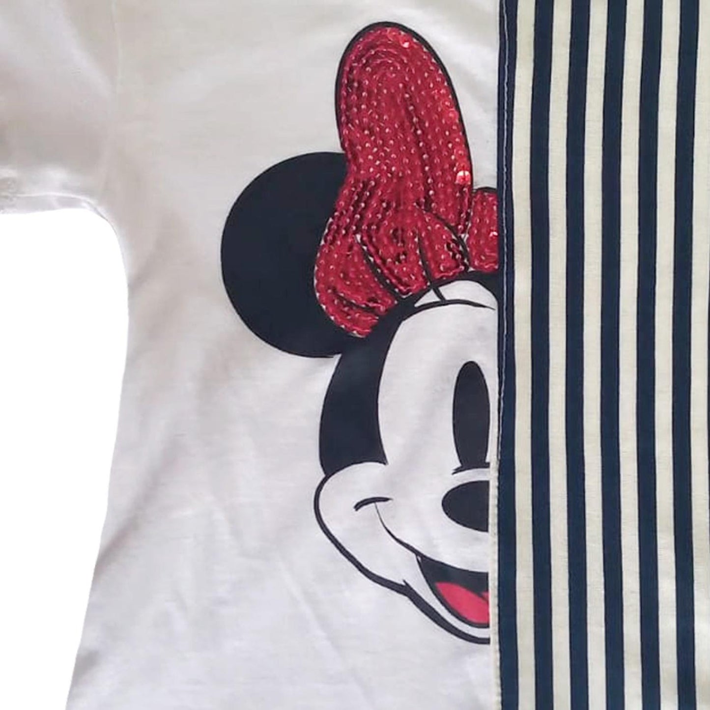Playera Algodon Disney para Niña Bordada Minnie Mouse