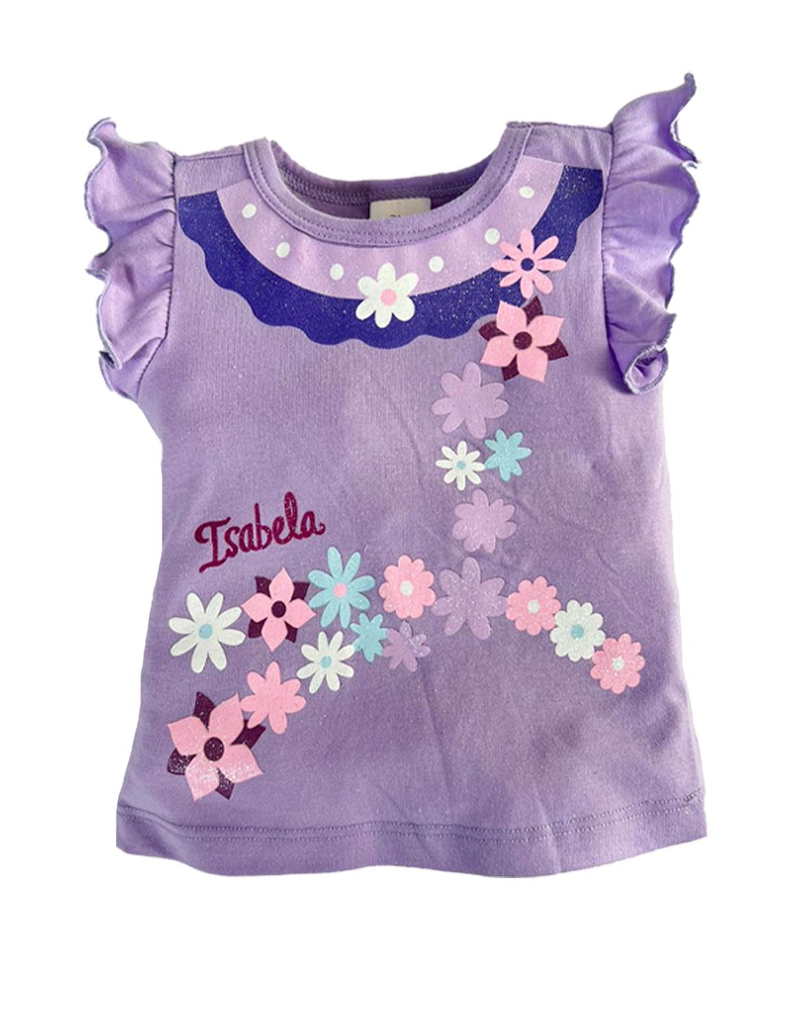 Conjunto 2 piezas blusita y falda estampadas Disney Encanto Isabela