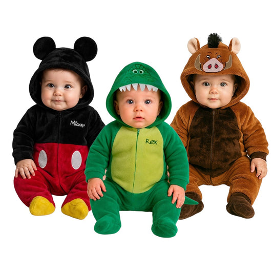 Kit 3 Mamelucos Disney Rex, Mickey, Pumba A Precio De 2