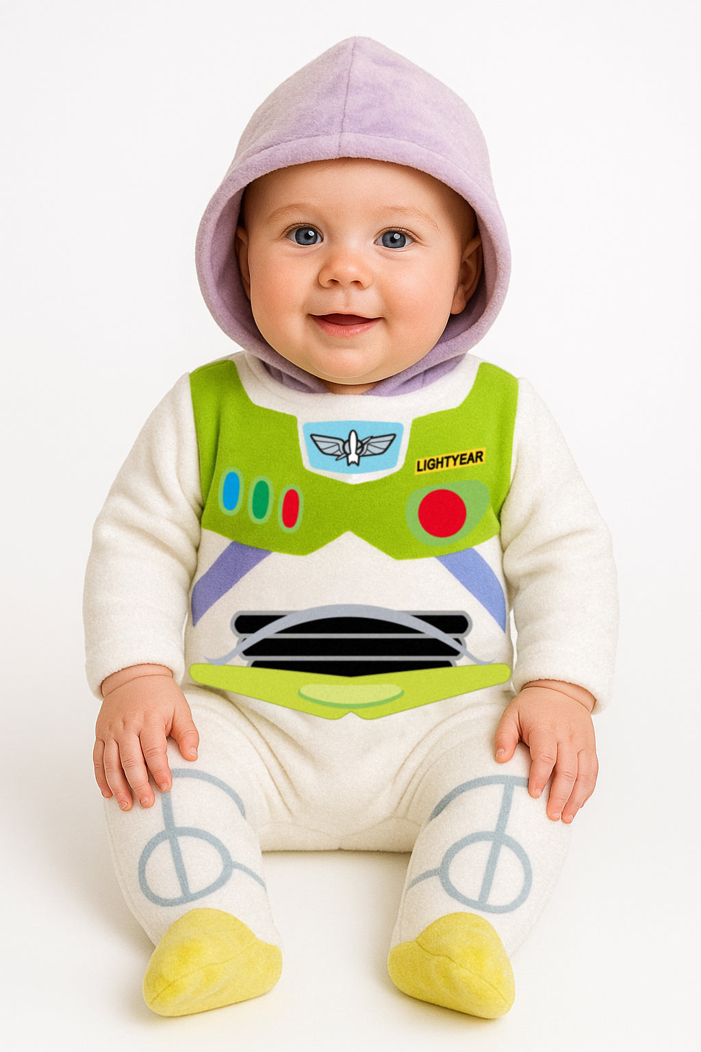 Kit 3 Mamelucos Disney para Bebé con Gorro Bordado Rex, Buzz y Woody
