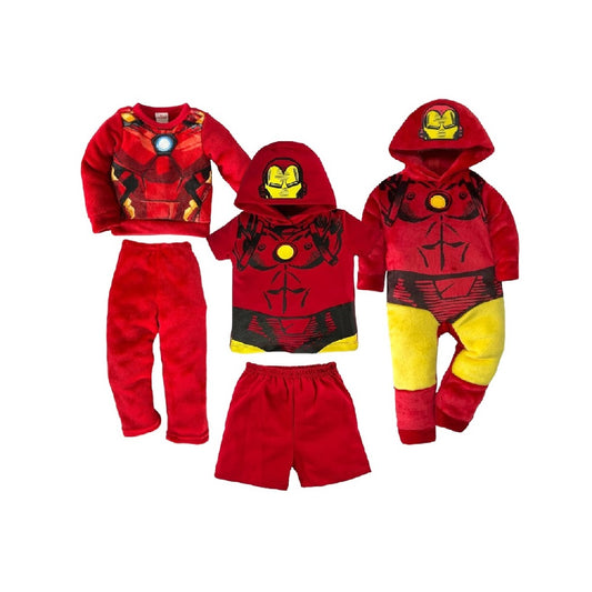 Kit 3 Piezas Iron Man (2 conjuntos y 1 mameluco)