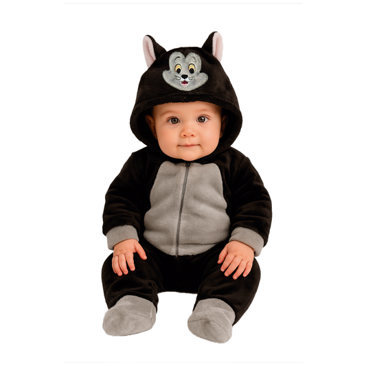 Mameluco Con Bordado Disney Figaro Gato Pinocho