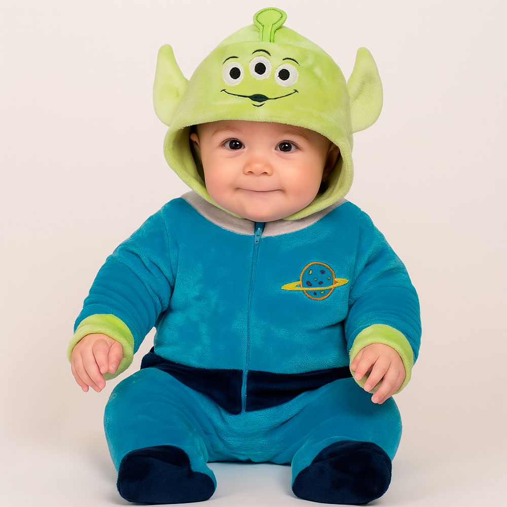 Mameluco Disney para Bebé con Gorro Bordado Alien Toy Story