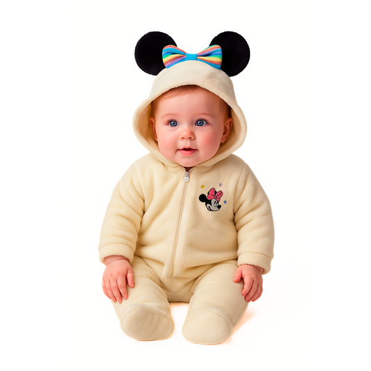 Mameluco bordado con gorro Disney Minnie Star