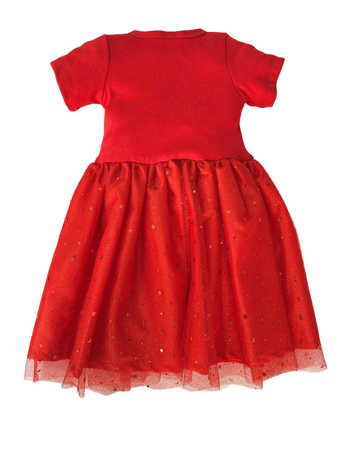 Vestido manga corta con estampado enfrente Disney Minnie Mouse